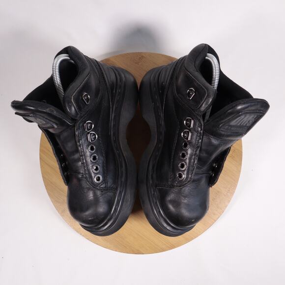 Dr Martin Combat Ankle Boot Walking Shoes Women 6 Black - Picture 6 of 15